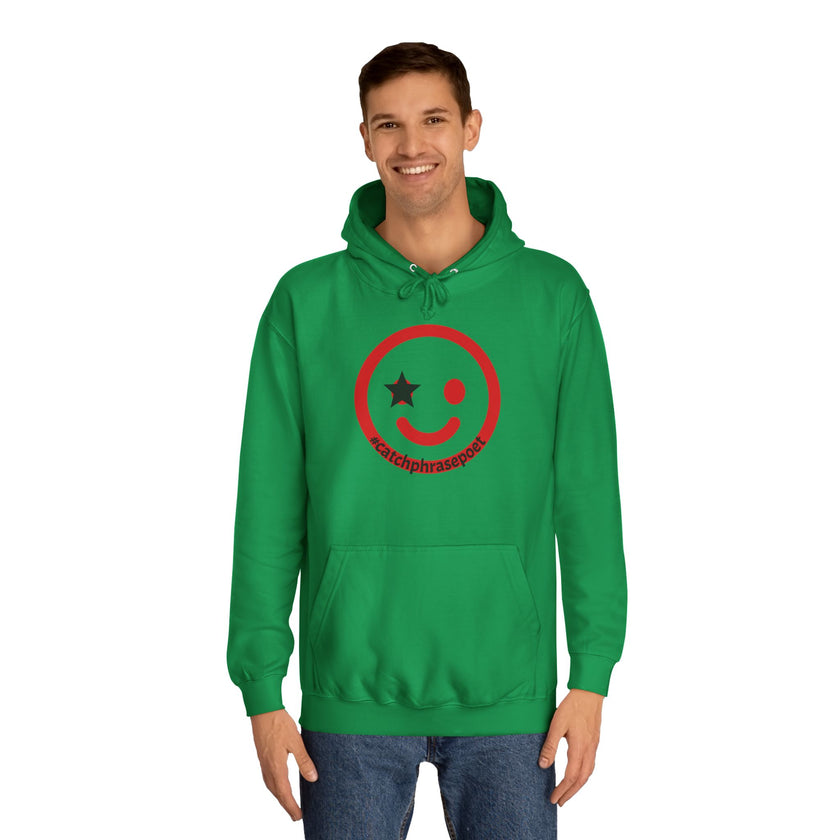 Smiley Duo Hoodie — Playful Star-Eye Graphic Pullover