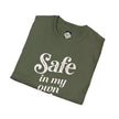 Safe in My Own Skin T-Shirt | Affirmation Typography, Body Positivity
