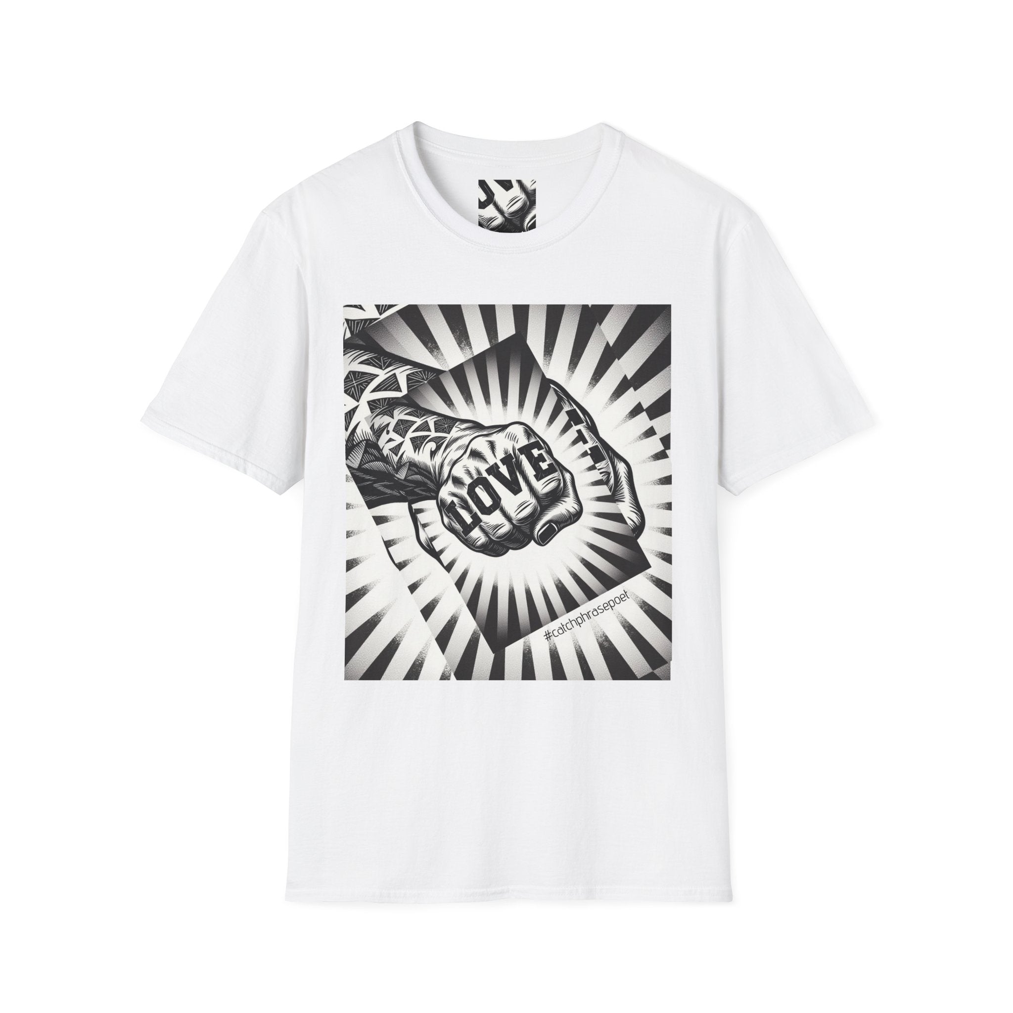 Love Fist Bump Love Hand Gesture T-Shirt | Heart Fist Tee
