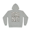 GRIND Vintage Lettering Hoodie — Motivational Streetwear Pullover