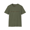 Apologetic Gangster T-Shirt | Text Graphic Tee, Grey Cotton