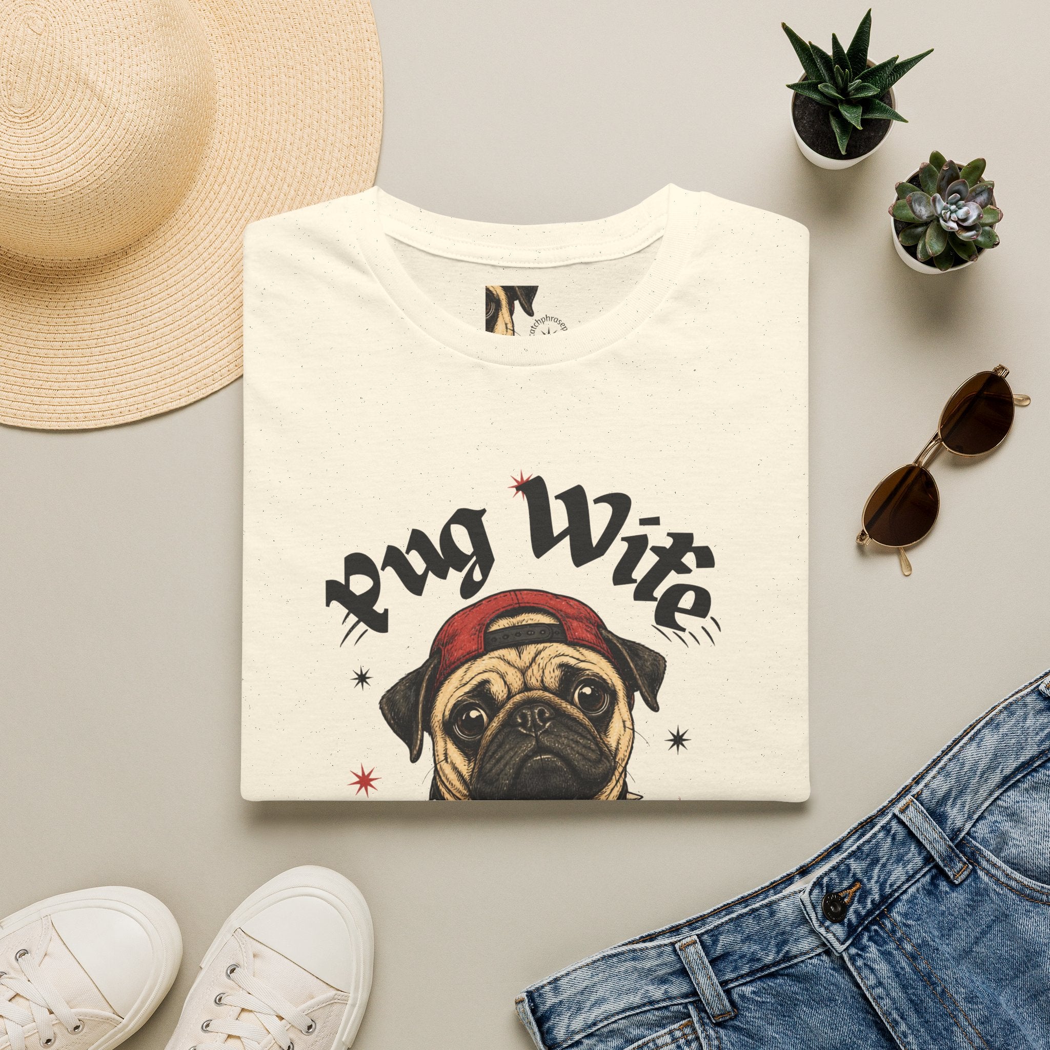 Pug Wife T-Shirt – Cute Pug Graphic Tee for Dog Lovers