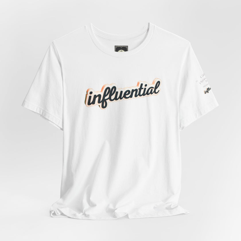 Be About It Retro Script Tee — Influential Cursive Graphic T-Shirt