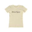 Present Moment Women’s Relaxed Boyfriend Tee — Meditation Graphic