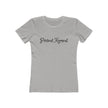 Present Moment Women’s Relaxed Boyfriend Tee — Meditation Graphic