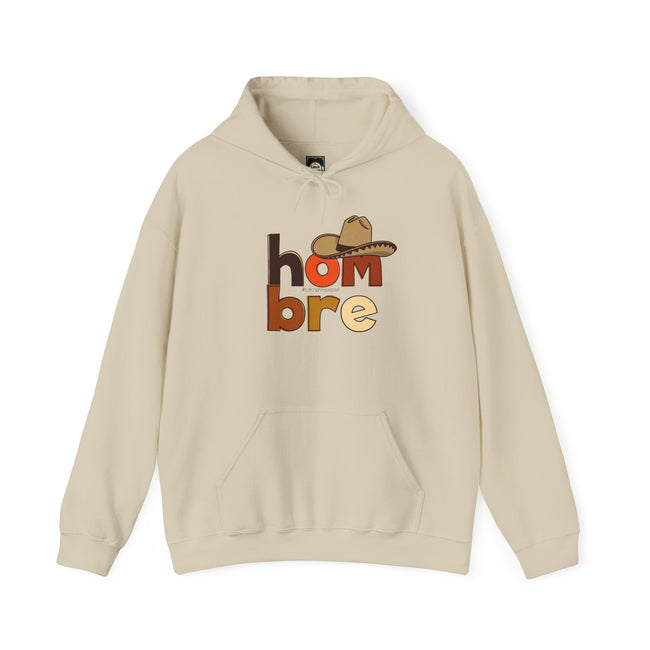 Hombre Hoodie – Retro Cowboy Hat Graphic Pullover