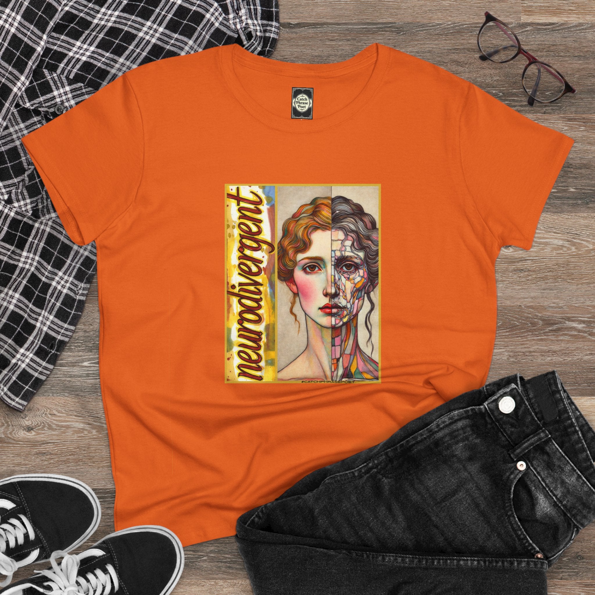 Neurodivergent Portrait Tee | Neurodiversity Awareness T-Shirt