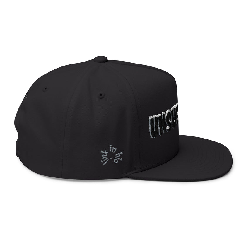 Embroidered 'Subscribe' Red TV Patch Flat Bill Cap