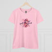 Gentle But Not Delicate Tee | Floral Script Feminist Shirt