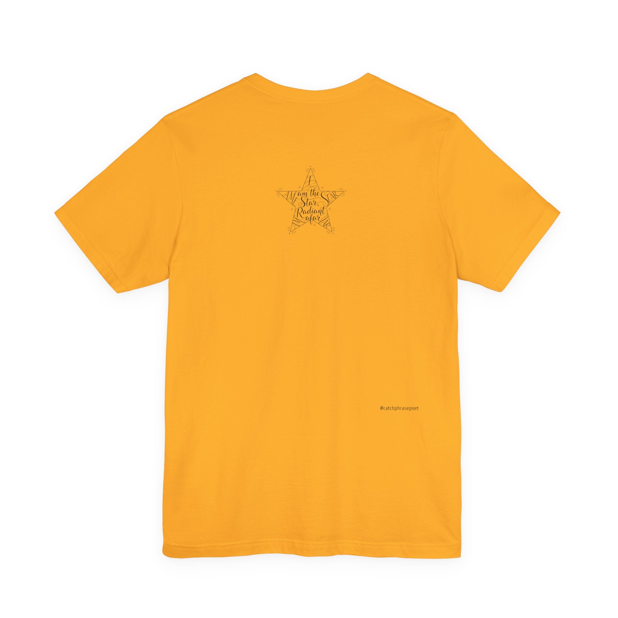 Star Radiant Tee — Inspirational Handwritten Star Graphic T-Shirt