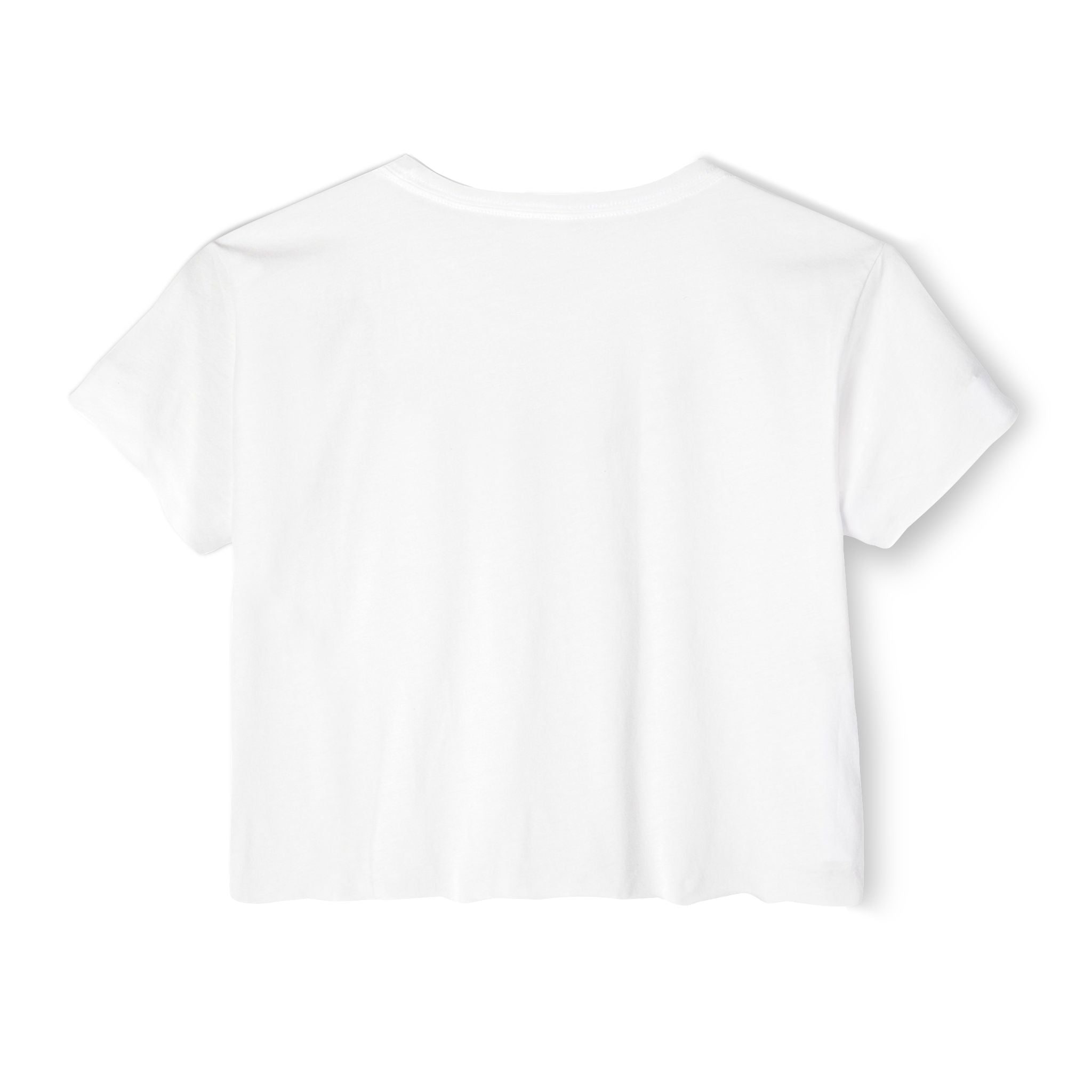 Neon Floral Portrait Festival Women's Crop Top — 'Festival Vibes'