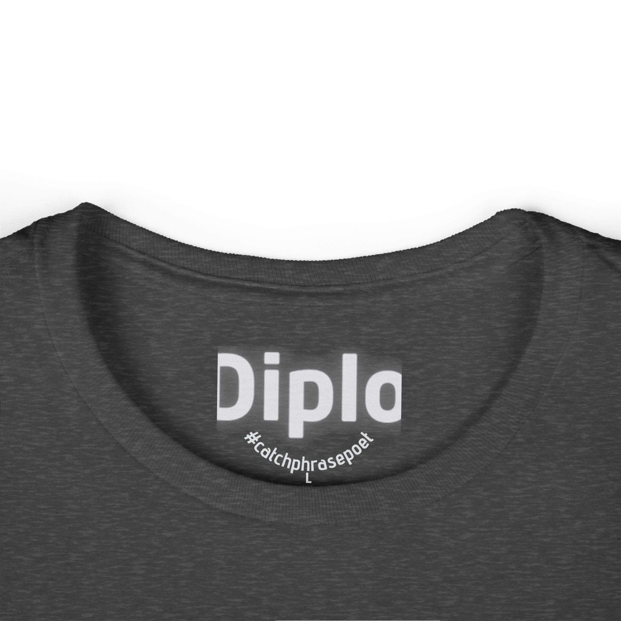 Diplomatic Guide Tee | Black Text Graphic Womens T-Shirt