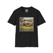 Vintage Rusted Car Photo Tee — Retro Abandoned Auto Graphic T-Shirt
