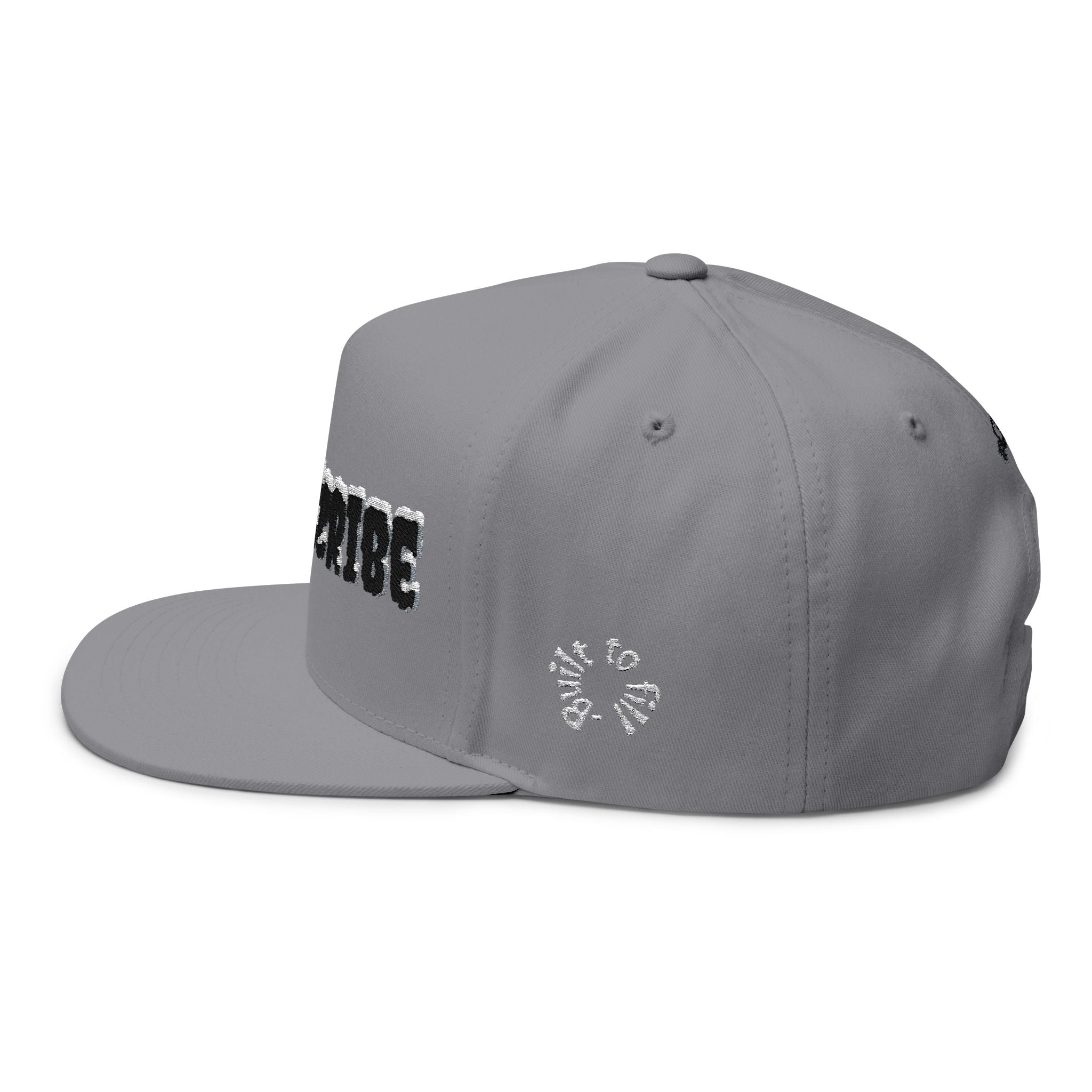 Embroidered 'Subscribe' Red TV Patch Flat Bill Cap