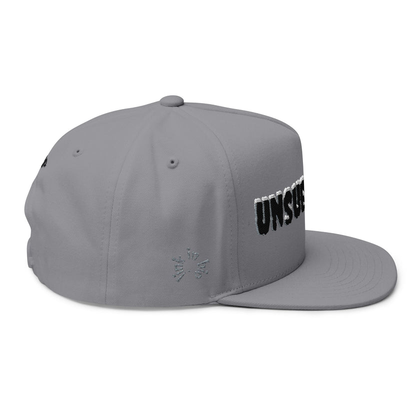 Embroidered 'Subscribe' Red TV Patch Flat Bill Cap
