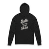 Safe in My Own Skin Hoodie | Long Sleeve Hooded Tee, LowFi Back Print