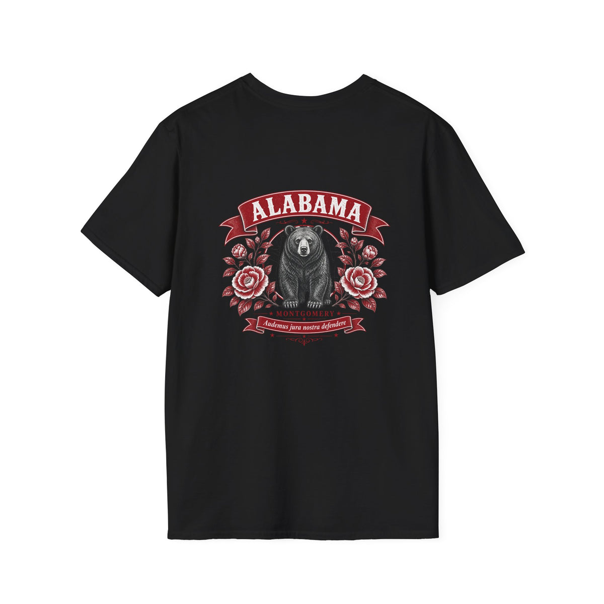 Alabama Bear Floral T-Shirt — Montgomery State Pride Tee
