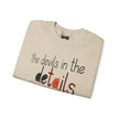 the devils in the details Sweatshirt | typography script design