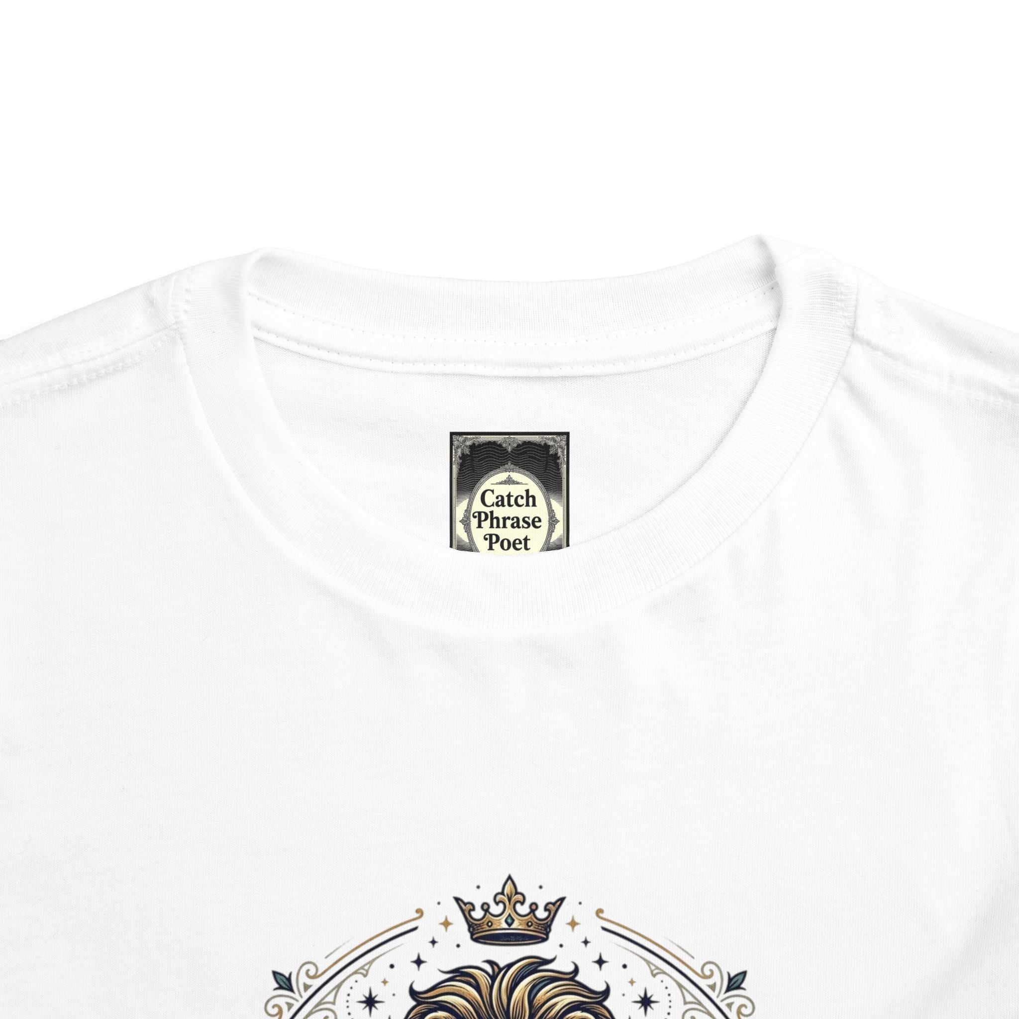 Toddler Tee — Regal Lion Crest Graphic