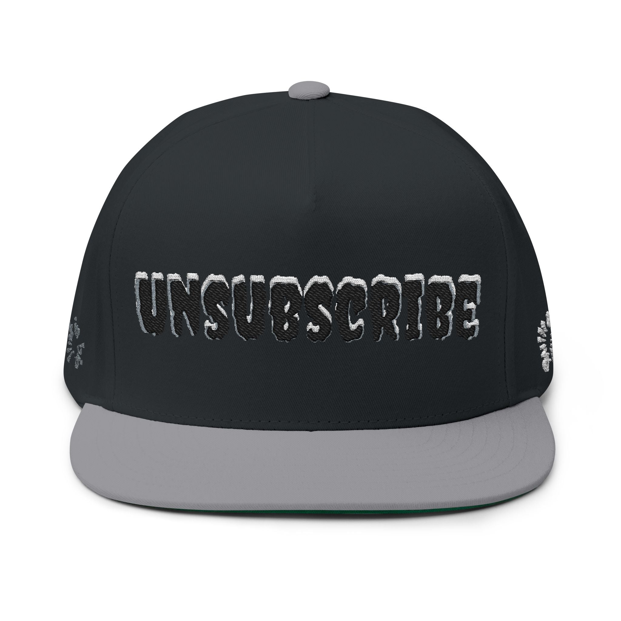 Embroidered 'Subscribe' Red TV Patch Flat Bill Cap
