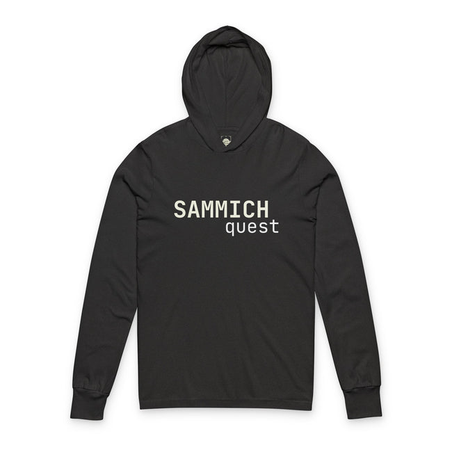Sammich Quest Hooded Long Sleeve Tee — Funny Foodie Sandwich Hoodie