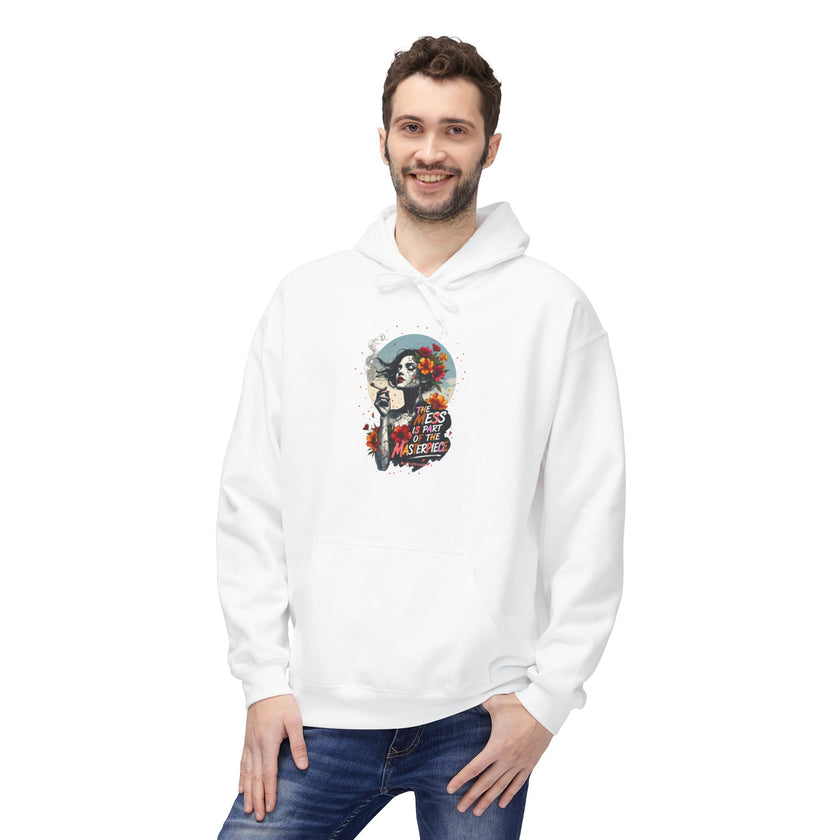 Skull & Femme Floral Hoodie — 
