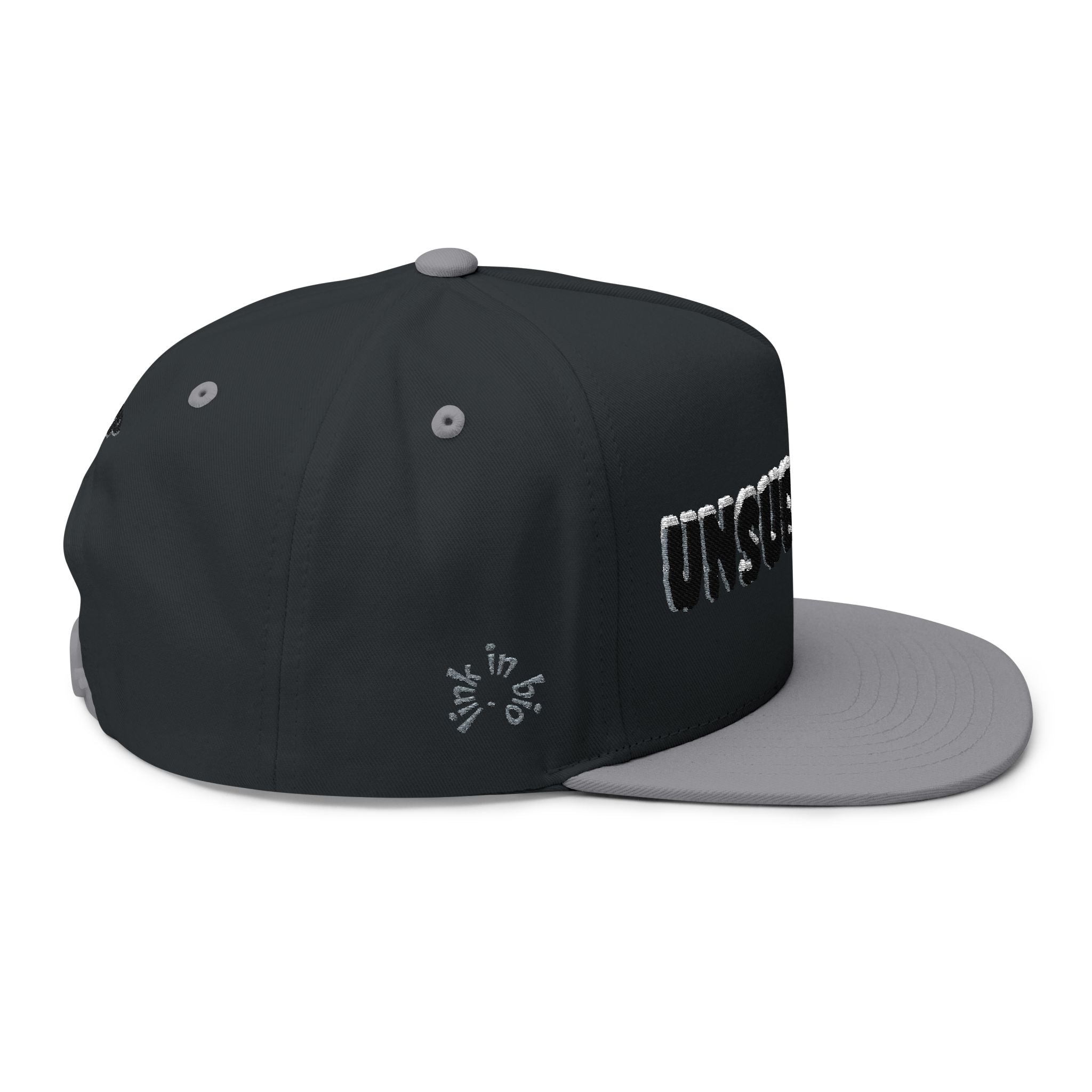 Embroidered 'Subscribe' Red TV Patch Flat Bill Cap