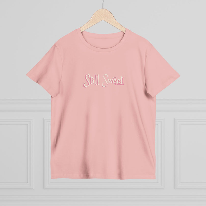 Still Sweet Women's Tee — Retro Script Maple Gray T-Shirt