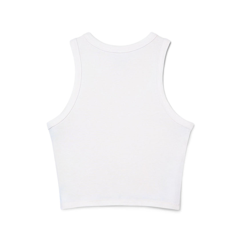 Floral Triptych Portrait Racer Tank — Women's Micro Rib Tank