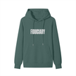 FIDUCIARY Choosing Wisely cozy cotton pullover on model — Catch Phrase Poet