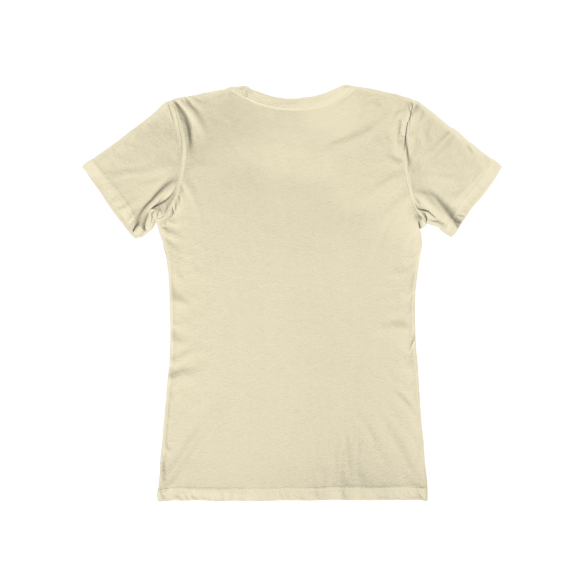 Present Moment Women’s Relaxed Boyfriend Tee — Meditation Graphic