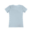 Present Moment Women’s Relaxed Boyfriend Tee — Meditation Graphic