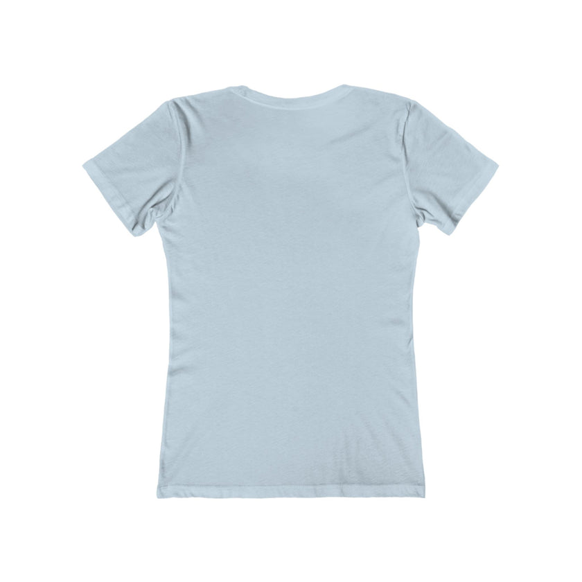 Present Moment Women’s Relaxed Boyfriend Tee — Meditation Graphic