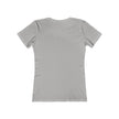 Present Moment Women’s Relaxed Boyfriend Tee — Meditation Graphic