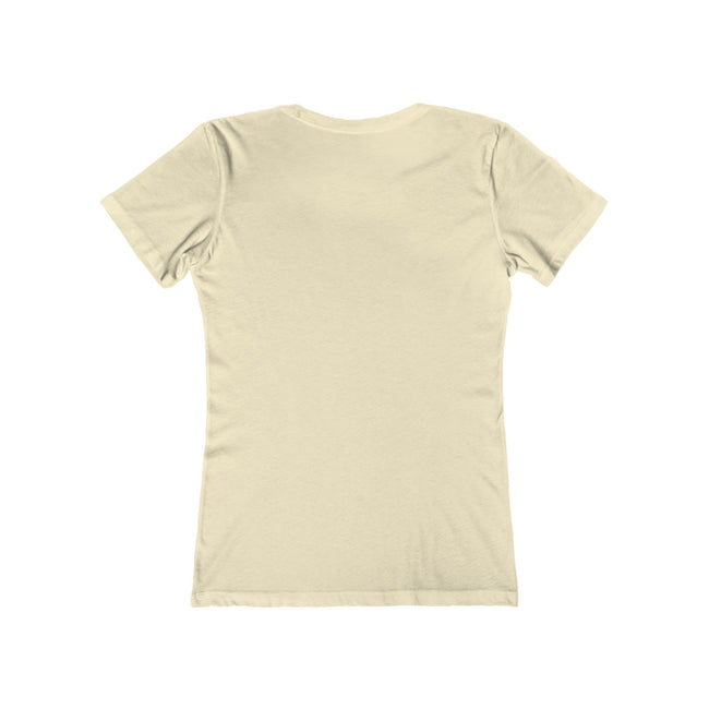 Present Moment Women’s Relaxed Boyfriend Tee — Meditation Graphic