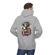 Skull & Femme Floral Hoodie — 