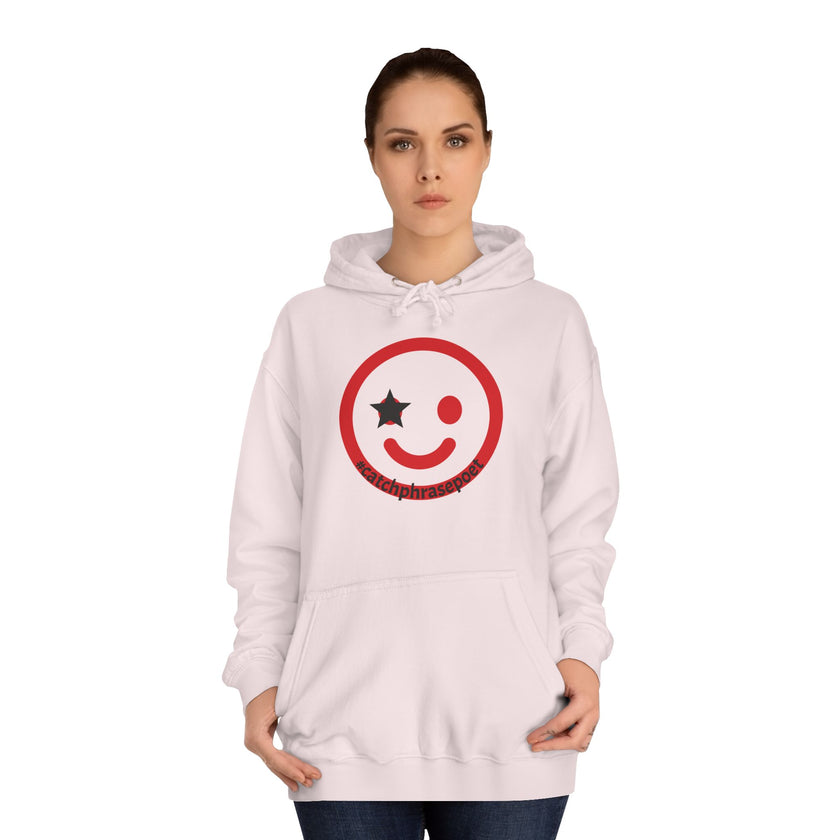 Smiley Duo Hoodie — Playful Star-Eye Graphic Pullover