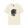 Elephant Silhouette T-Shirt — Minimalist Animal Graphic Tee