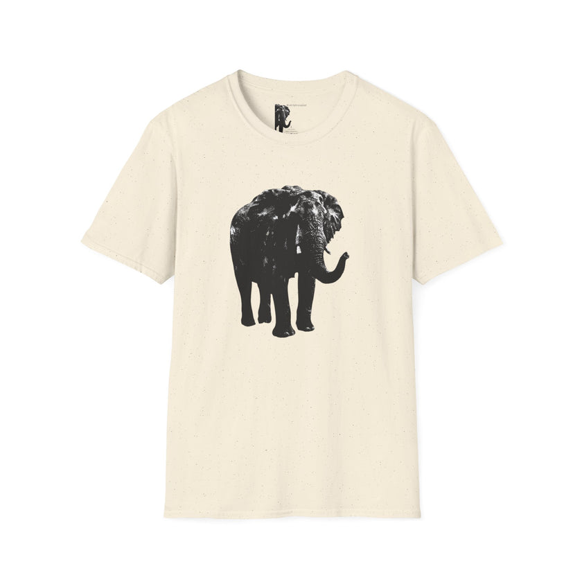 Elephant Silhouette T-Shirt — Minimalist Animal Graphic Tee