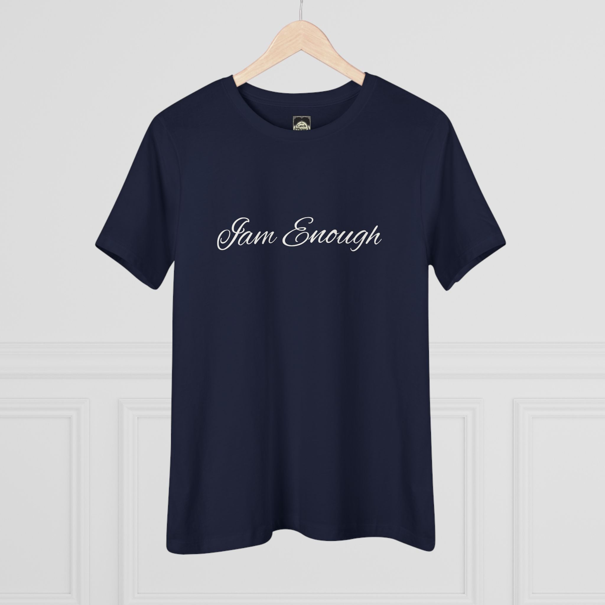 I Am Enough Women's Tee — Minimal Script Self-Love Shirt