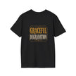 Graceful Degradation T-Shirt — Vintage Gold Gothic Graphic Tee