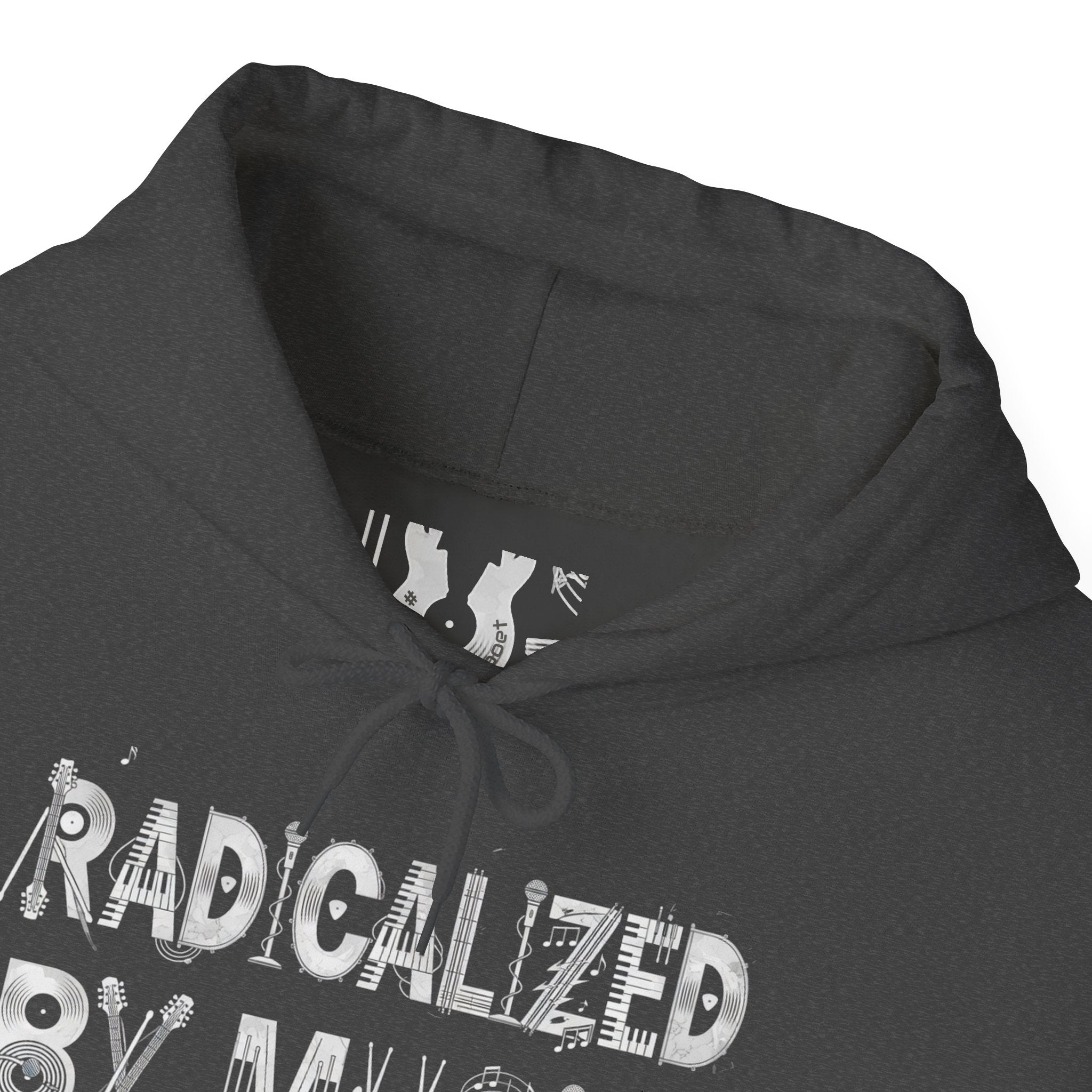 Radicalized by Music Hoodie – Bold Band Logo Pullover