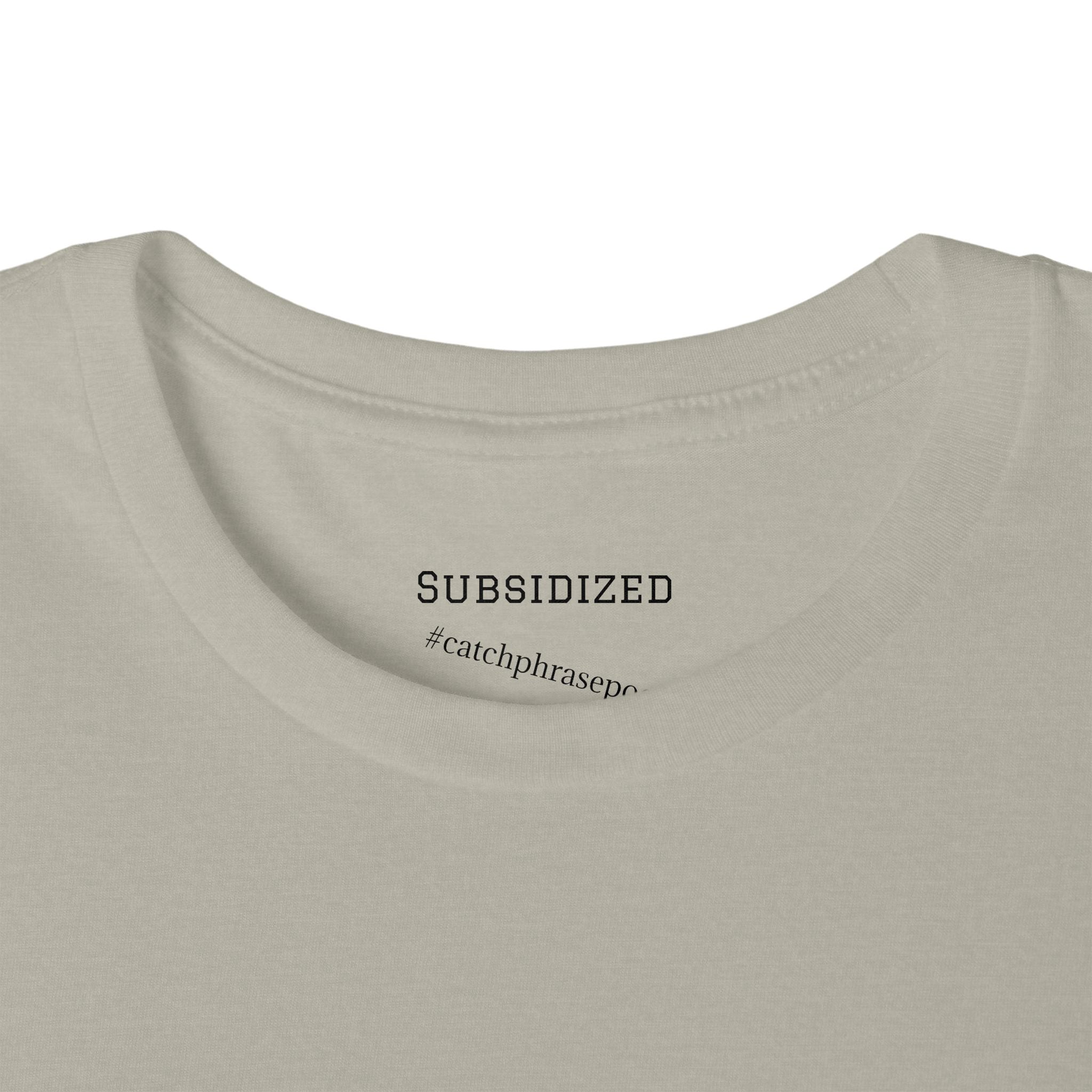 ART Subsidized Graphic T-Shirt — Retro Collegiate Lettering Tee