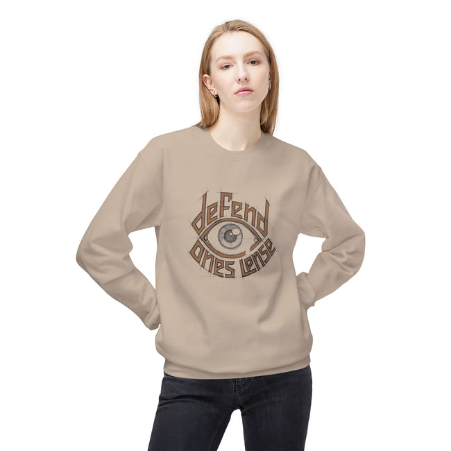 Defend One's Sense Sweatshirt — Gothic Eye Graphic Crewneck