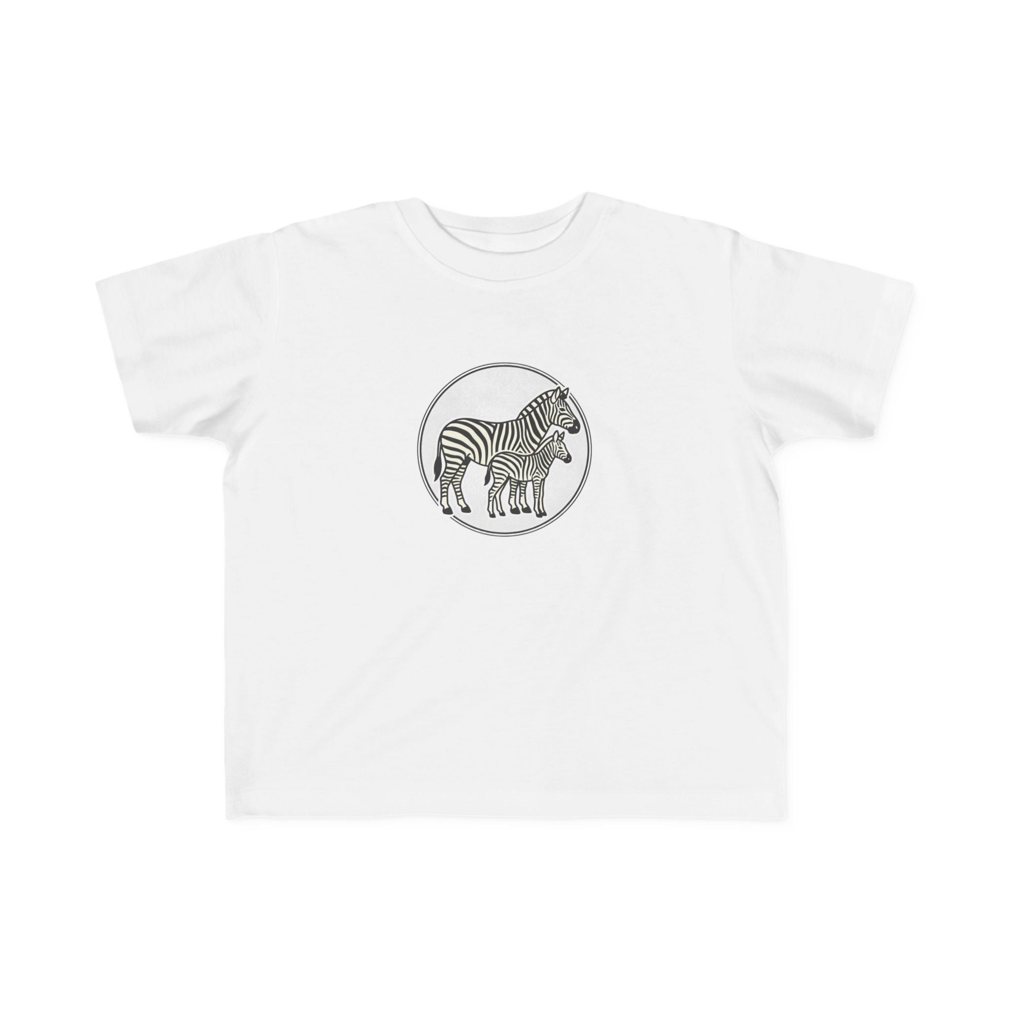Toddler Zebra Tee — Cute Minimal Safari Graphic Shirt