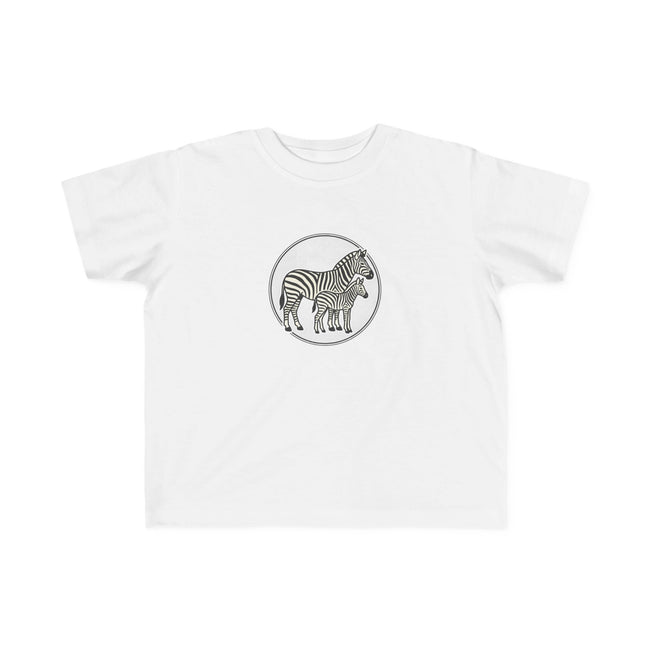 Toddler Zebra Tee — Cute Minimal Safari Graphic Shirt