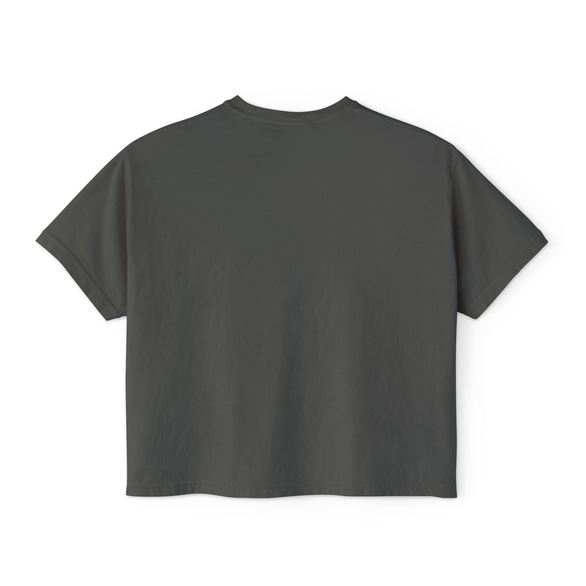 Self Influencer Boxy Tee – Women’s Casual Crop Graphic Shirt