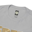 Free Hugs Tee | Retro Gold Stripe Text, Casual Comfort Shirt Smile Everyone