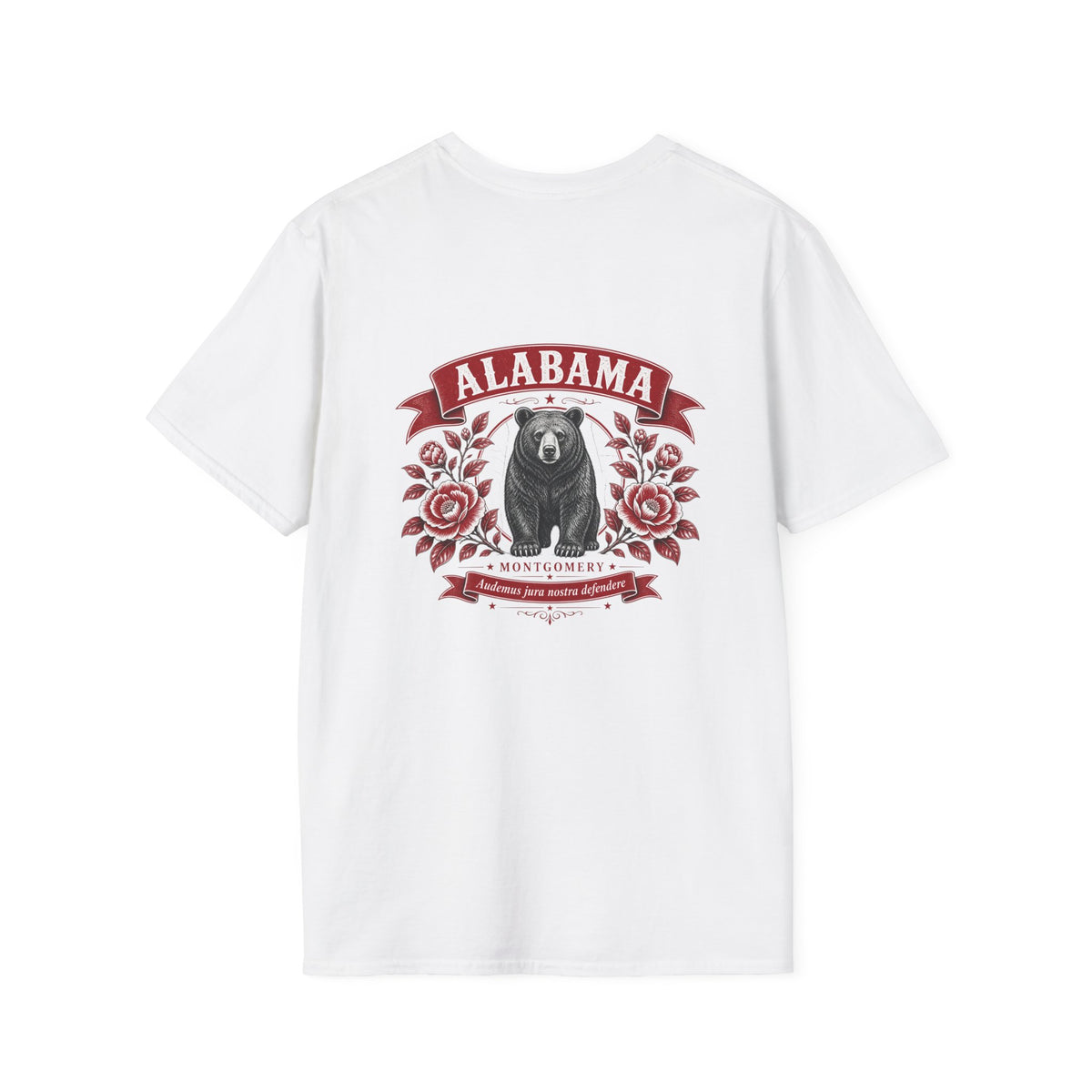 Alabama Bear Floral T-Shirt — Montgomery State Pride Tee