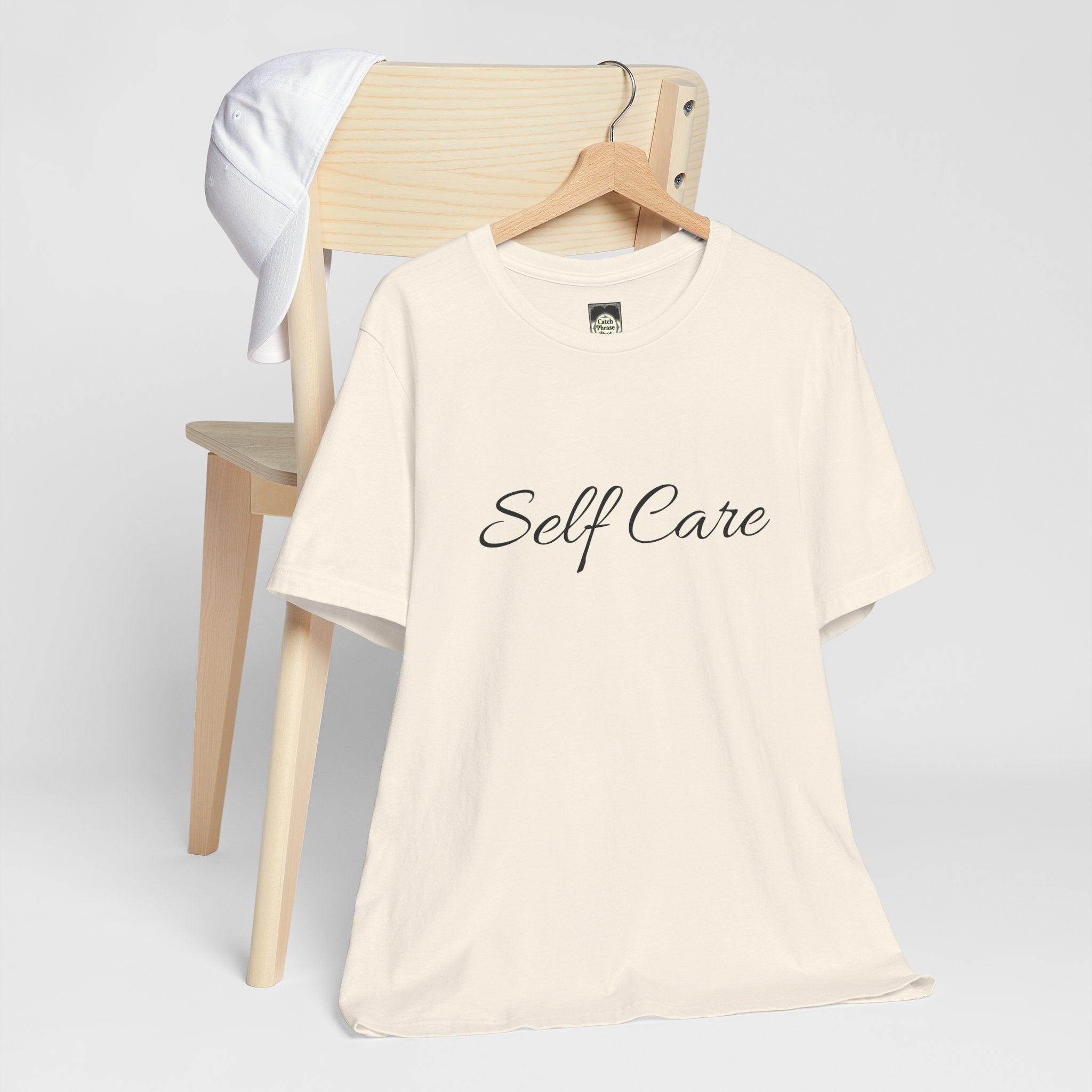 Self Care Tee — Minimal Script Self-Care T-Shirt